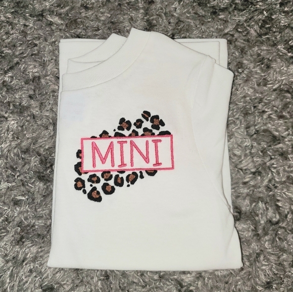 Boutique Other - NEW Mini Embroidery Leopard Tee